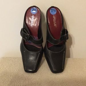 Aerosoles slip on mules.